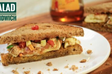 Healthy and Tasty Salad Sandwich Recipe.