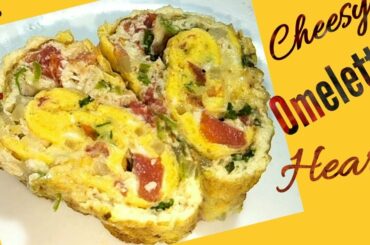 Sooper Cheesy Omelette  | Egg Cheese Omelette | Healthy Breakfast Recipe