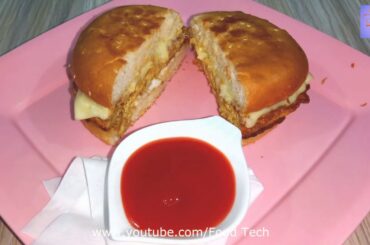Kids Lunch Box Recipes Cheese Beef Burgar Homemade Easy Urdu Recipe l Food Tech