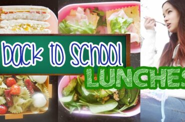 5 QUICK & HEALTHY Lunches ♥︎ | Back to School Lunch Ideas