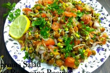 Sprouts Salad | How to make Sprouts Salad at Home |  Recipeana