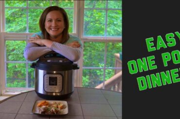 INSTANT POT PORK TENDERLOIN // QUICK AND HEALTHY ONE POT DINNER!