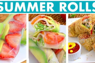 Fun & Healthy Summer Rolls Recipes! - Mind Over Munch