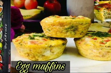 Easy Egg Muffin | Vegetable Omelette Muffin Recipe | Easy Breakfast Recipe | Snacks Recipe