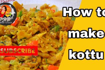 Kottu Roti Prepared by my dada/ village food - Village Healthy Food