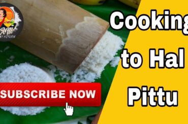 Hal Pittu Prepared by my mama/ Village Food - Village Healthy Food