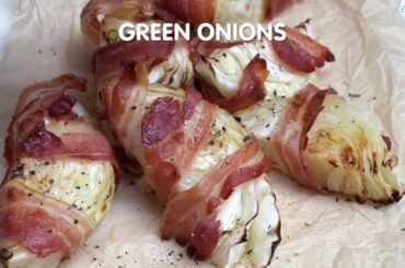 Bacon Wrapped Cabbage - Creative Side Dish Idea - Clean Eating Recipe