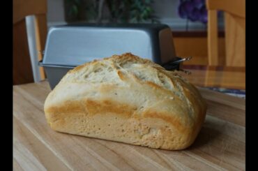 World’s Easiest No-Knead Sandwich Bread using a Poor Man’s Dutch Oven