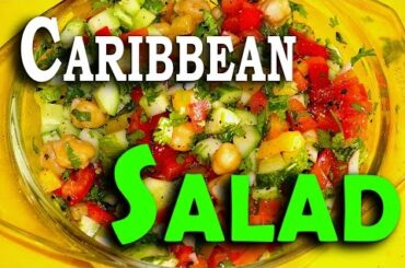 Chickpeas Caribbean Salad | How to cook | healthy salad | MairaKitchen