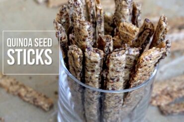 Quinoa Bread Sticks | Gluten Free, Dairy & Egg Free Snack (Vegan)
