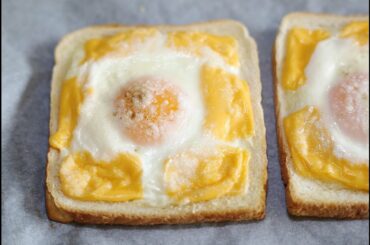 Toast Recipe : How to Make Cheesy Baked Egg Toast