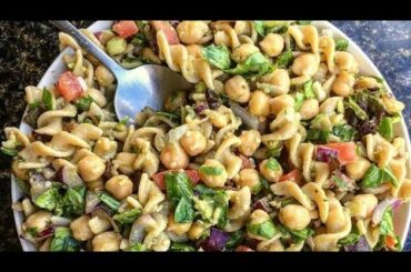 Avocado- Lemon Chickpea Pasta | Healthy Lunch Ideas | Vegan Recipes