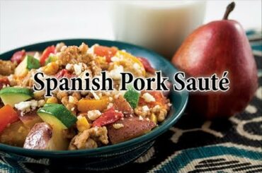 Spanish Pork Saute 1-Minute Recipe Video | ONIE Project