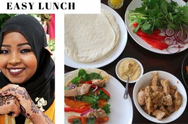 EASY HEALTHY LUNCH IDEA | COOK WITH ME |  فكرة الإفطار صحية وسهلة وسريعة | SIMPLY AISHA