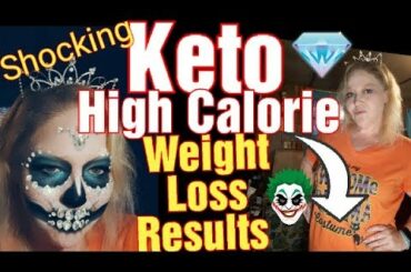Keto Halloween, Shocking High Calorie Weight Loss Results,  Keto Meals,  VLOG