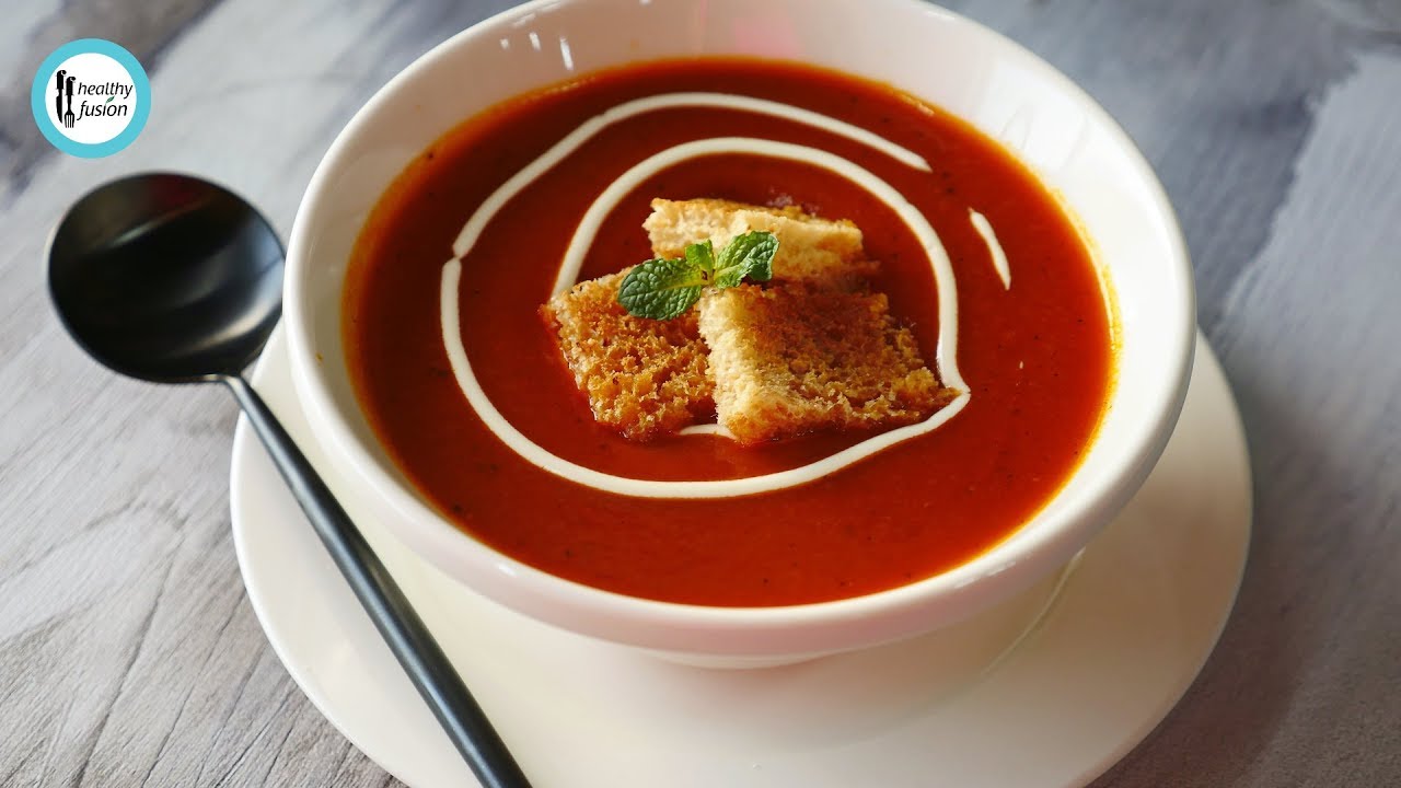 Tomato Soup By Healthy Food Fusion Tomato Soup By Healthy Food Fusion
