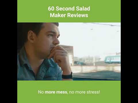 T 60 Second Salad Maker Reviews | Machine | Cutter | 1 minute T 60 Second Salad Maker Reviews | Machine | Cutter | 1 minute