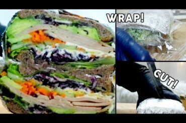 [PERFECT] 🌯WANPAKU SANDWICH RECIPE | HOW TO CUT & WRAP NICELY