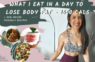 WHAT I EAT IN A DAY TO LOSE BODY FAT | The Healthy Diary