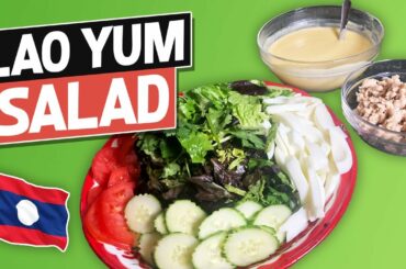 LAO YUM SALAD RECIPE | LINDALATELY