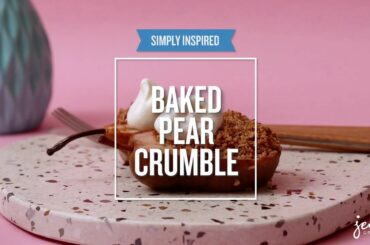 Weight Loss Recipes: Baked Pear Crumble