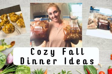 ✨WHAT'S FOR DINNER | FALL MEAL IDEAS | COZY FALL DINNER IDEAS | HEALTHY + EASY | MEAL PREP FOR FALL✨
