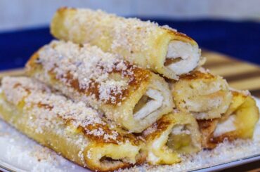 ৫ মিনিটে মজাদার কলা পাউরুটির রোল // Bread Banana Toast// French Toast Roll