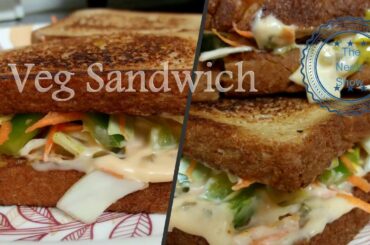 5 mins breakfast Veg Sandwich quick easy healthy and TASTY[Telugu]