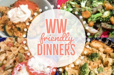 5 HEALTHY DINNER IDEAS | WW FREESTYLE