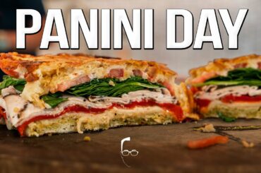 Easy Turkey Panini Recipe - the Ultimate Grilled Sandwich | SAM THE COOKING GUY 4K