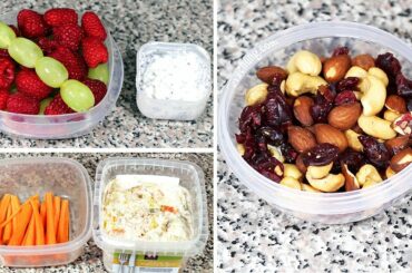 How to | 3 Back to School Quick & Easy Healthy Snack Ideas | Eva Chung