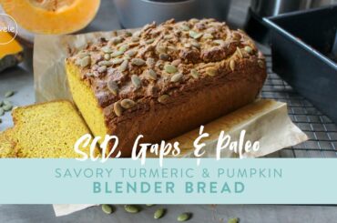 Paleo Pumpkin & Turmeric Blender Bread