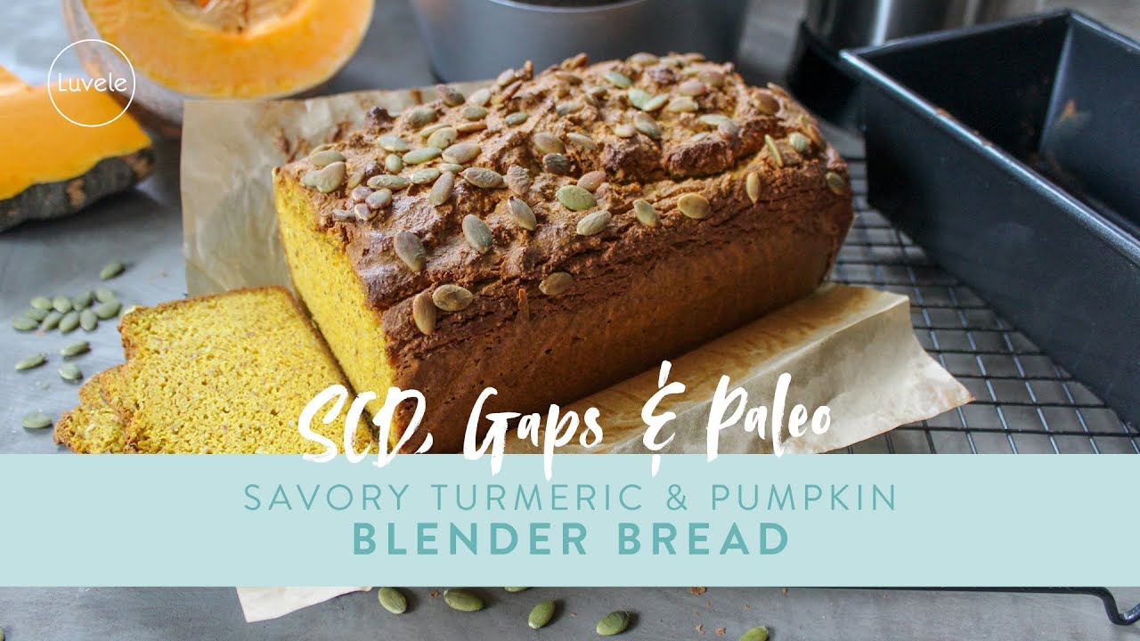 Paleo Pumpkin & Turmeric Blender Bread Paleo Pumpkin & Turmeric Blender Bread