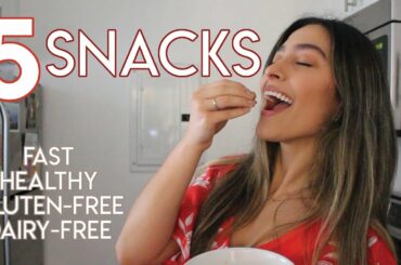 5 HEALTHY Snack Ideas: Fast, Simple, Gluten-Free, and Dairy-Free