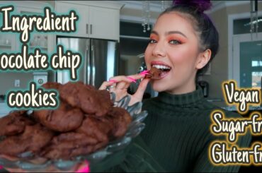 EASY & HEALTHY (VEGAN & GF) CHOCOLATE CHIP COOKIE / BANANA BREAD RECIPE (SUGAR-FREE) | MIANA LAUREN