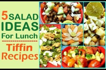 5 SALAD IDEAS 2017/ TIFFIN RECIPES/ SALAD IDEAS FOR LUNCH/ SALAD TIPS/ SALAD TYPES -monikazz kitchen