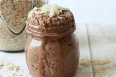 Chocolate Banana Overnight Oats Recipe | Healthy Breakfast Ideas for Kids