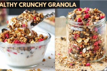 Healthy Granola Recipe - Vegan,  Nut Free, Grain Free,