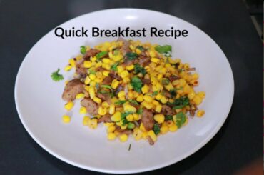 5 Minutes Healthy Breakfast കോൺ വെച്ച് ഒരു ഹെൽത്തി ബ്രേക്‌ഫാസ്‌റ്||Corn Breakfast Recipe