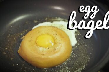 HEALTHY BREAKFASTS | Egg Cooked In a Bagel