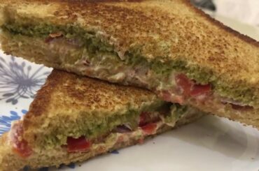 Hung Curd Sandwich | Healthy Breakfast Recipe | Weight Loss Diet recipe |