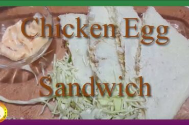 Healthy Chicken & Egg Sandwich | Easy to Make at Home