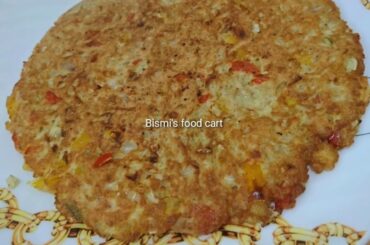 Egg Oats Omelette // Healthy Breakfast Recipe