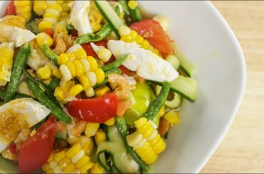 Corn & Cucumber Salad Recipe ตำแตงข้าวโพด - Hot Thai Kitchen!
