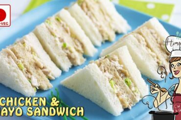 ||CHICKEN AND MAYO SANDWICH RECIPE || ENGLISH VERSION ||