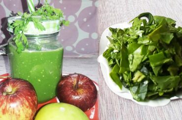 Healthy Spinach Smoothie for Weight Loss | Spinach Green Smoothie Recipe