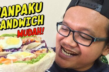 Cara Buat Wanpaku Sandwich | How to Make Wanpaku Sandwich (Recipe)