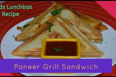 Paneer Grill Sandwich, Paneer stuffed Sandwich For lunchbox, पनीर सेन्डविच