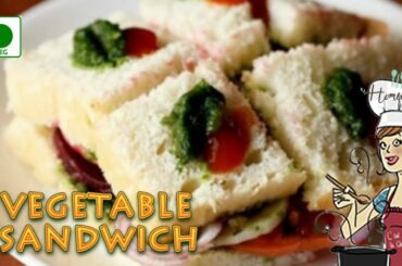 ||SIMPLE VEGETABLE SANDWICH || ENGLISH VERSION||
