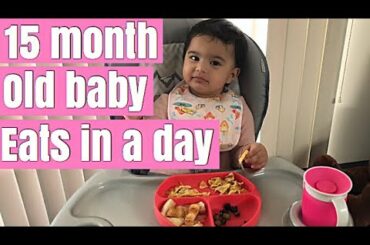 What my baby eats in a day| healthy meal ideas for 15 months old